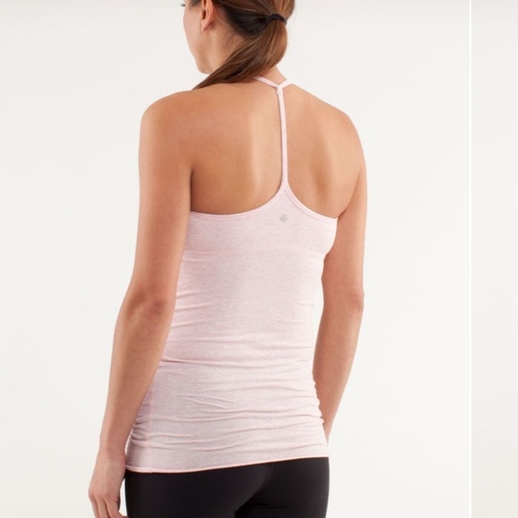 Lululemon Diversity Racerback Tank Sz 10 Heathered Blush Quartz - Picture 11 of 11